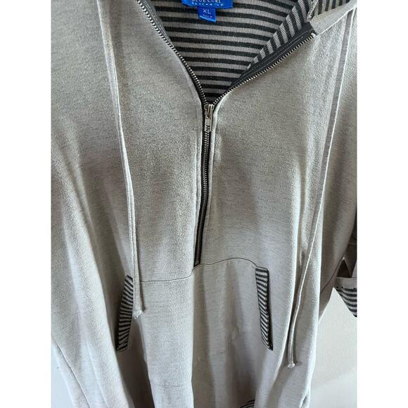 Blue Curl Quarter Zip Pullover - Picture 3 of 5